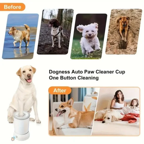 Pet Feet Washer Electrical Pet Paw Cleaner Automatic Pet Foot Cleaning Cup Portable Quick Low Noise Dog Cat Paw Cleaner - Image 3